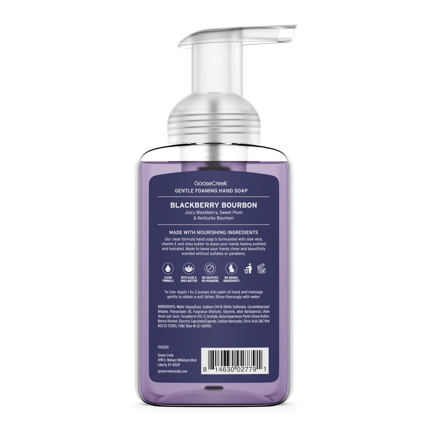 Blackberry Bourbon Lush Foaming Hand Soap
