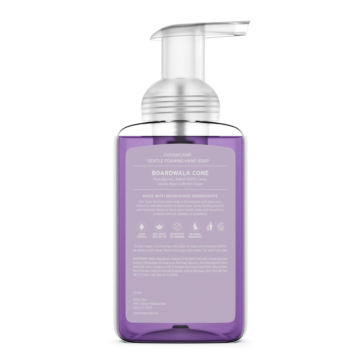 Boardwalk Cone Lush Foaming Hand Soap