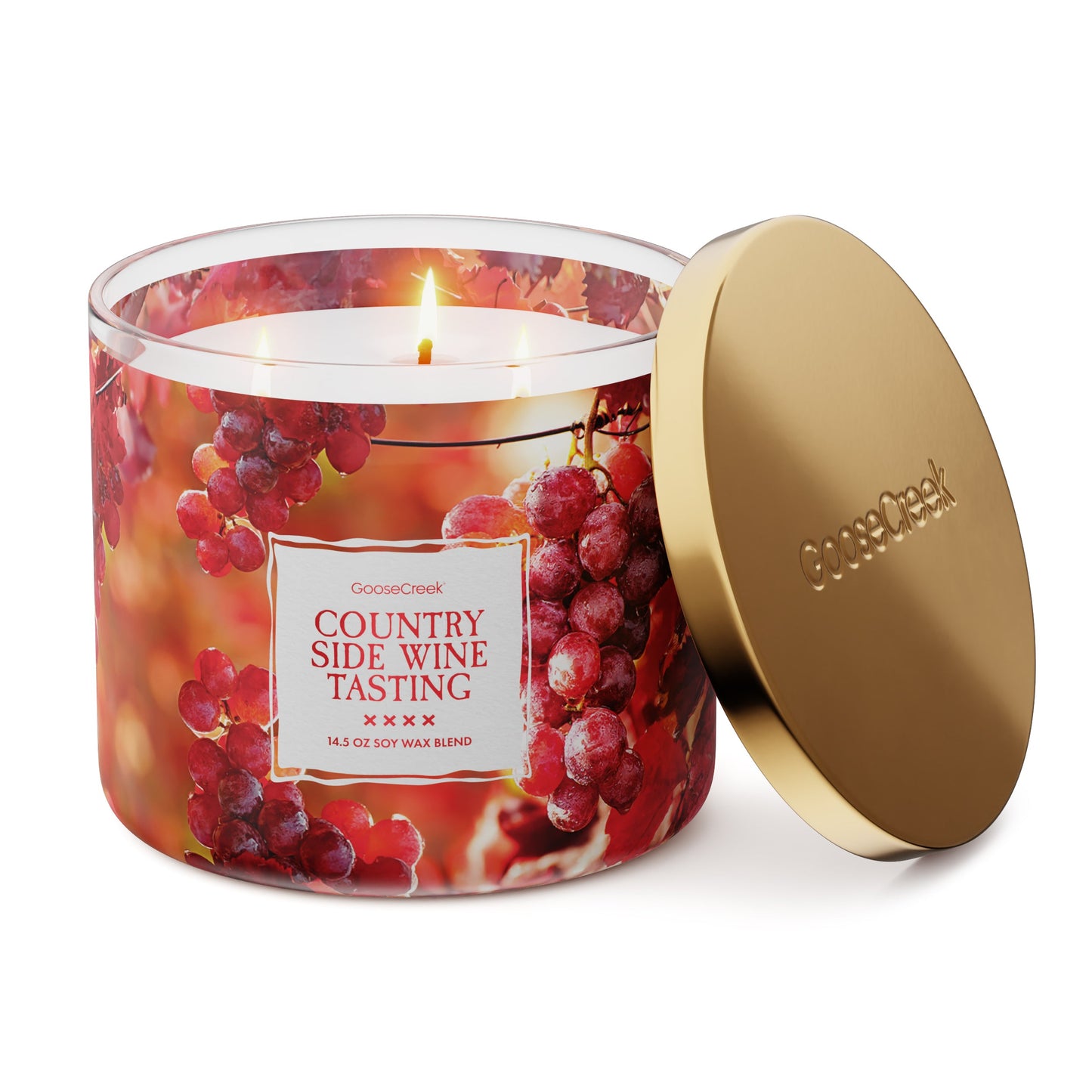 Countryside Wine Tasting 3-Wick Candle