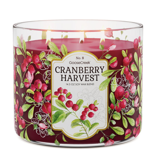 Cranberry Harvest 3-Wick Candle