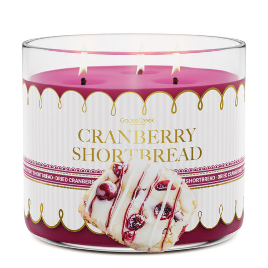 Cranberry Shortbread 3-Wick Candle