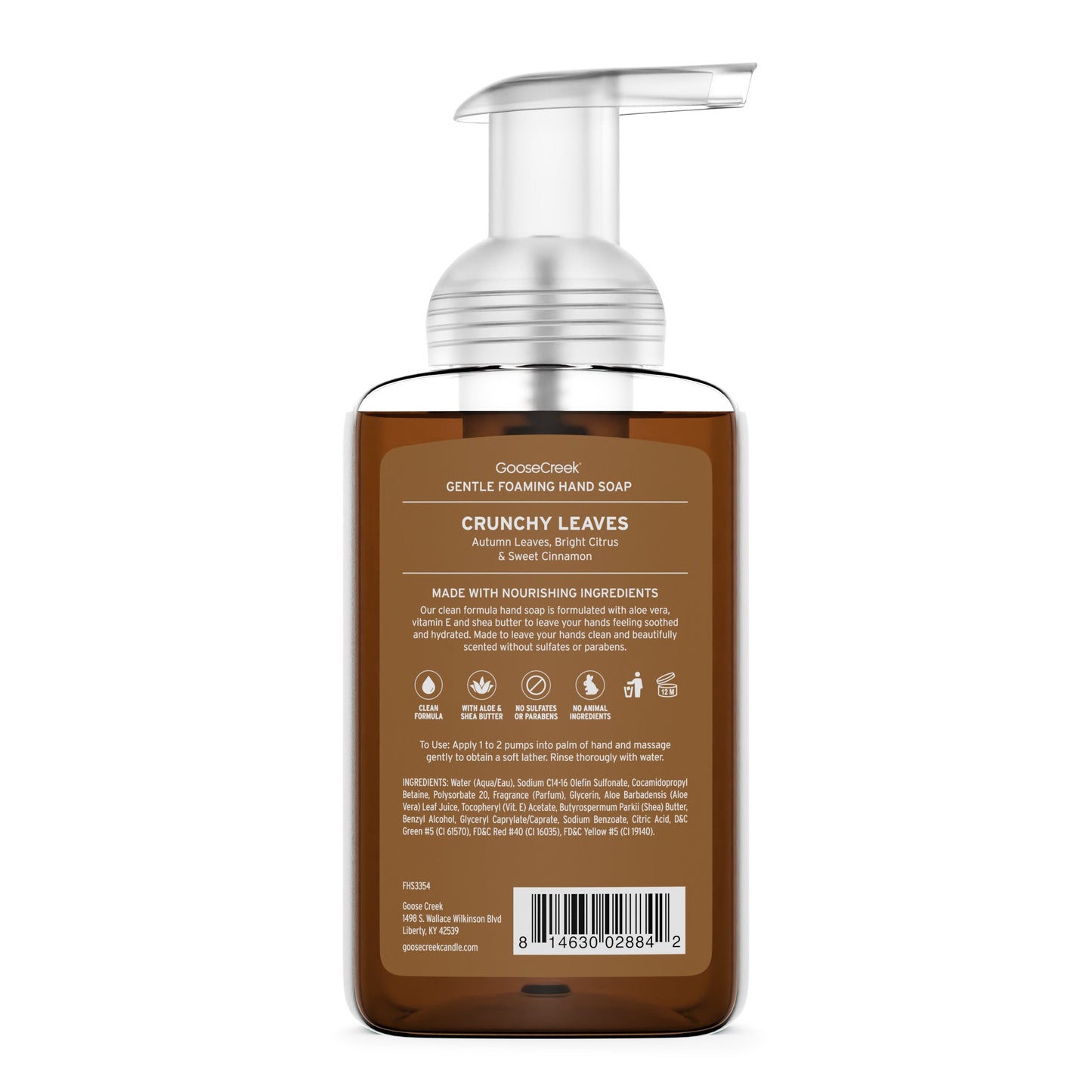 Crunchy Leaves Lush Foaming Hand Soap