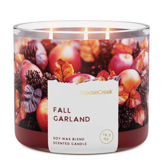 Fall Garland 3-Wick Candle