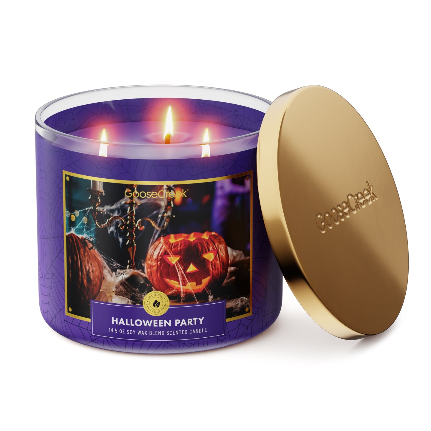 Halloween Party 3-Wick Candle