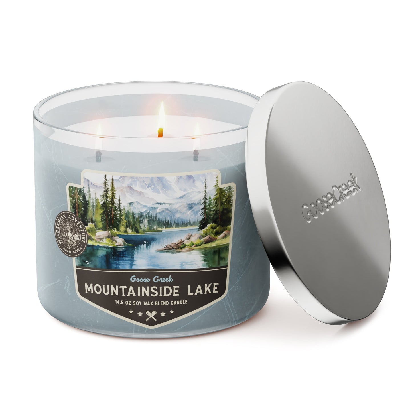 Mountainside Lake 3-Wick Candle
