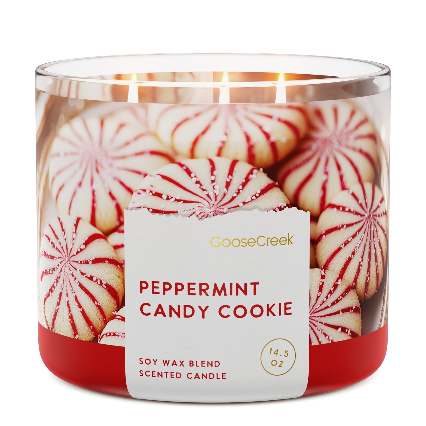 Peppermint Candy Cookie 3-Wick Candle