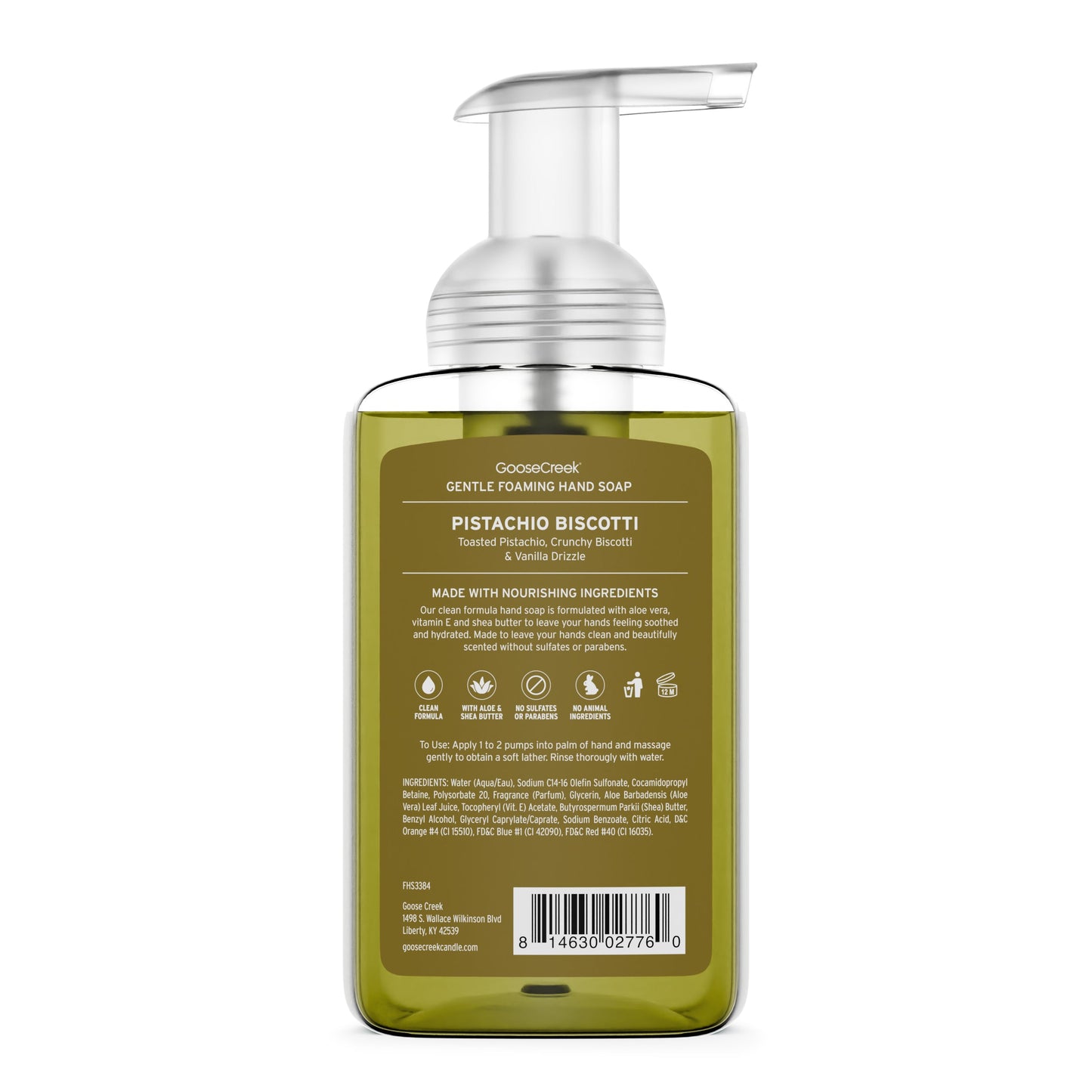 Pistachio Biscotti Lush Foaming Hand Soap