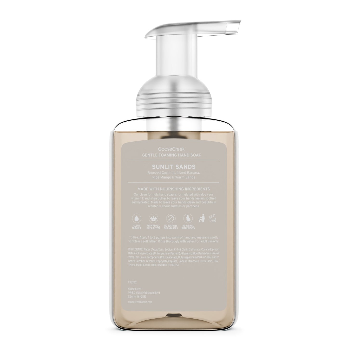 Sunlit Sands Lush Foaming Hand Soap