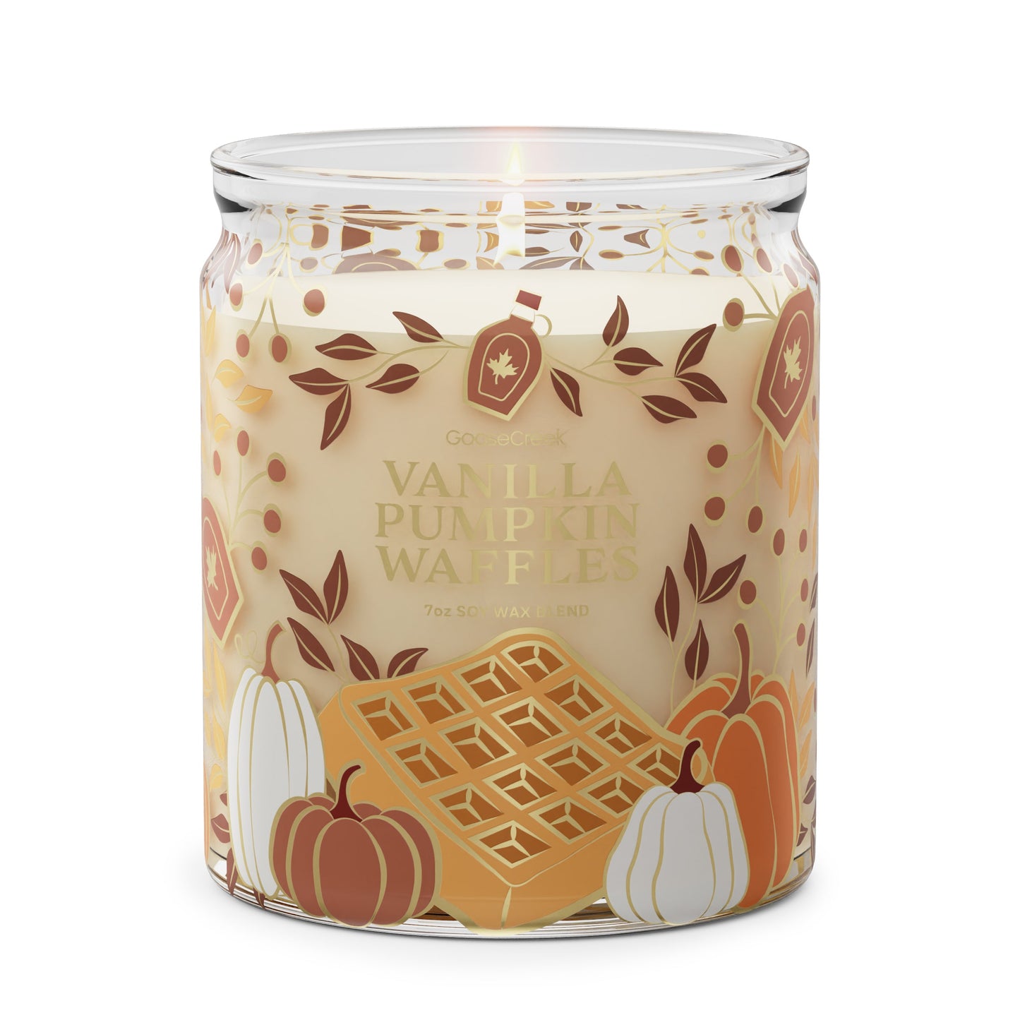 Vanilla Pumpkin Waffles 7oz Single Wick Candle
