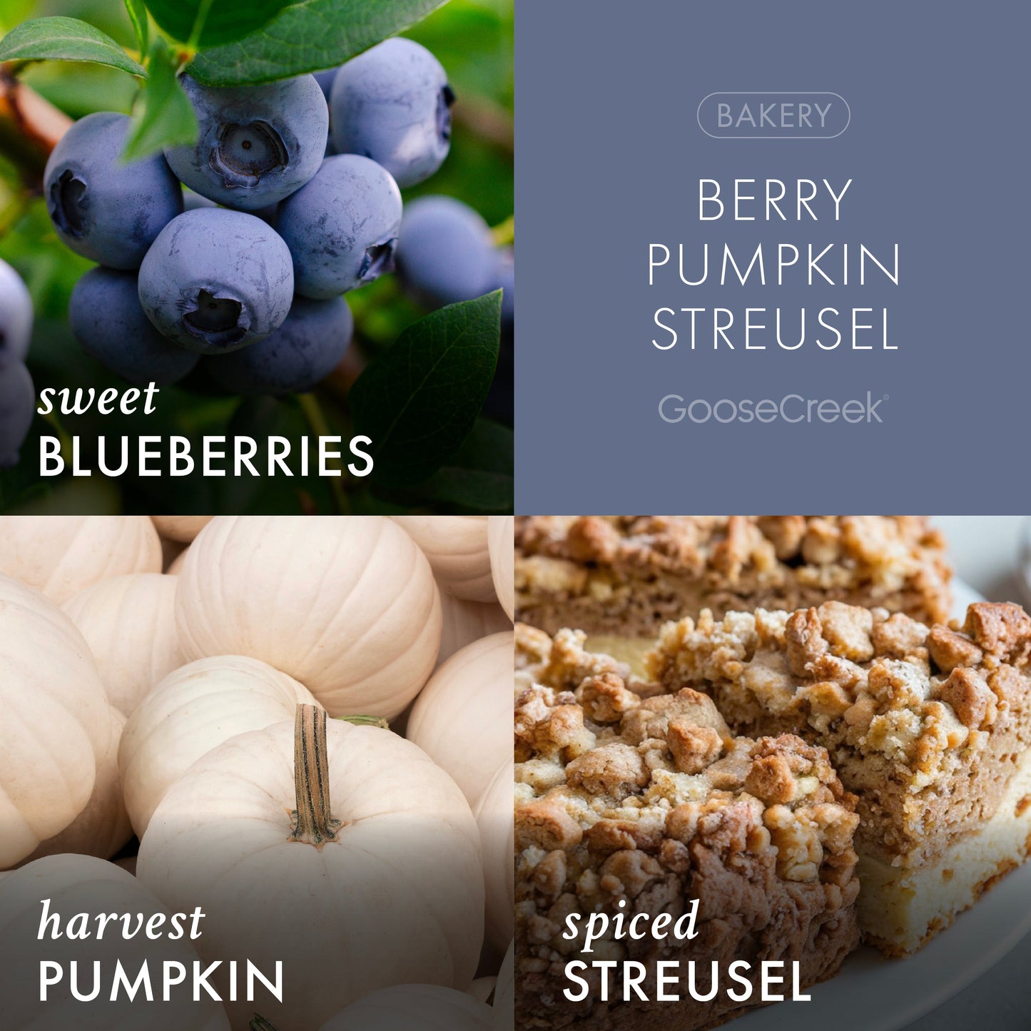 Berry Pumpkin Streusel 3-Wick Candle