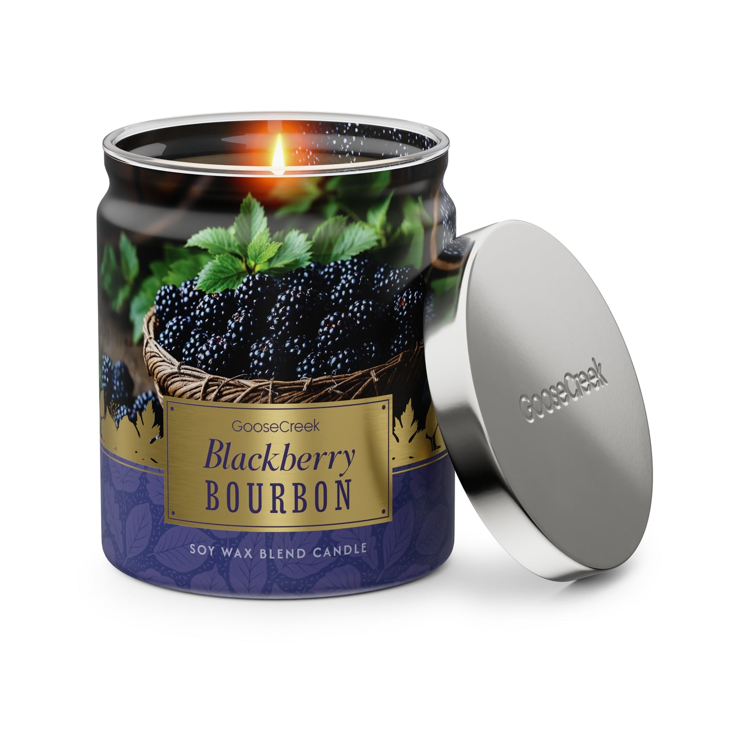 Blackberry Bourbon 7oz Single Wick Candle