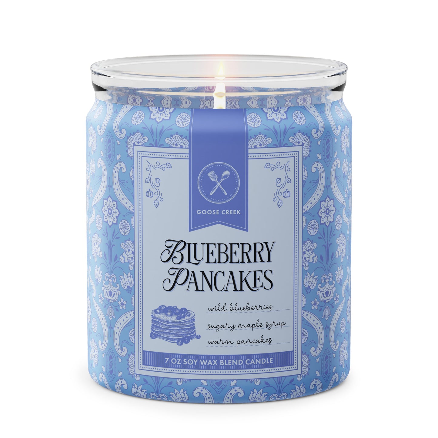 Blueberry Pancakes 7oz Single Wick Candle