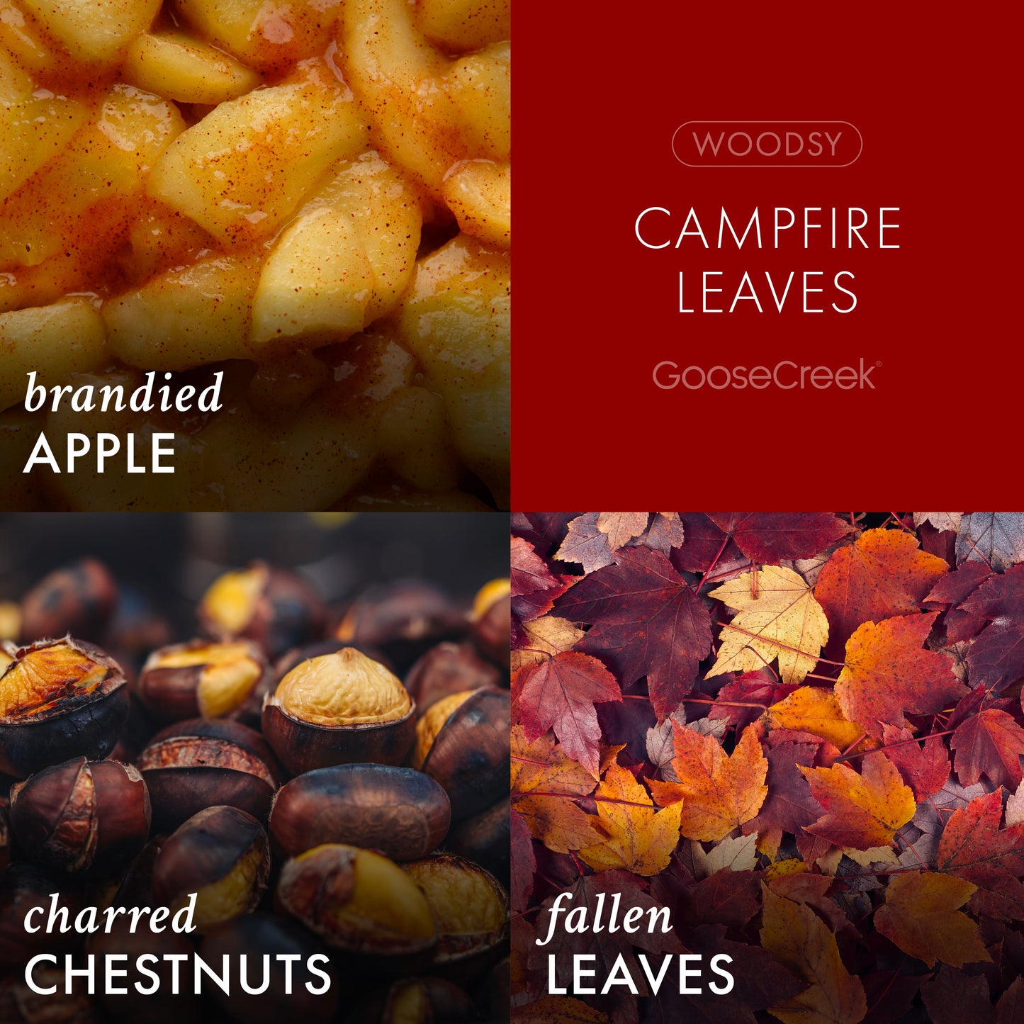 Campfire Leaves 3-Wick Candle