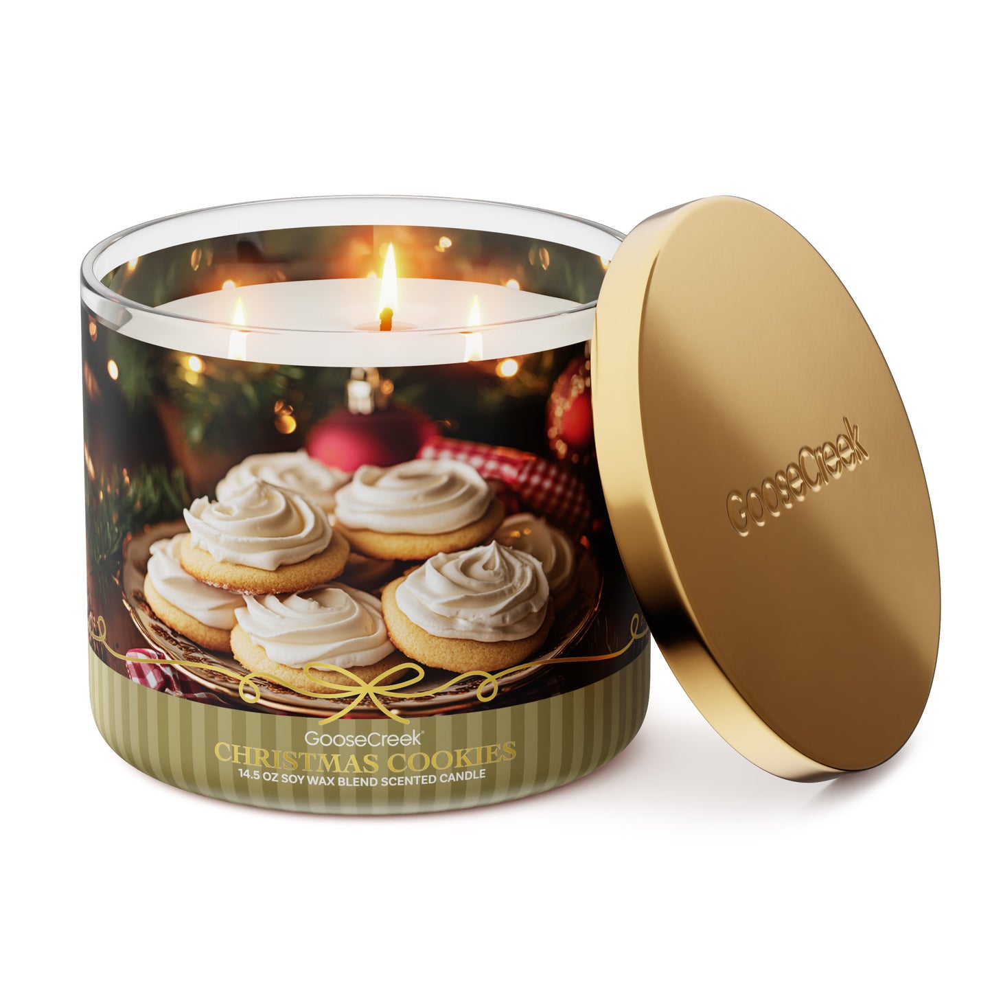 Christmas Cookies 3-Wick Candle