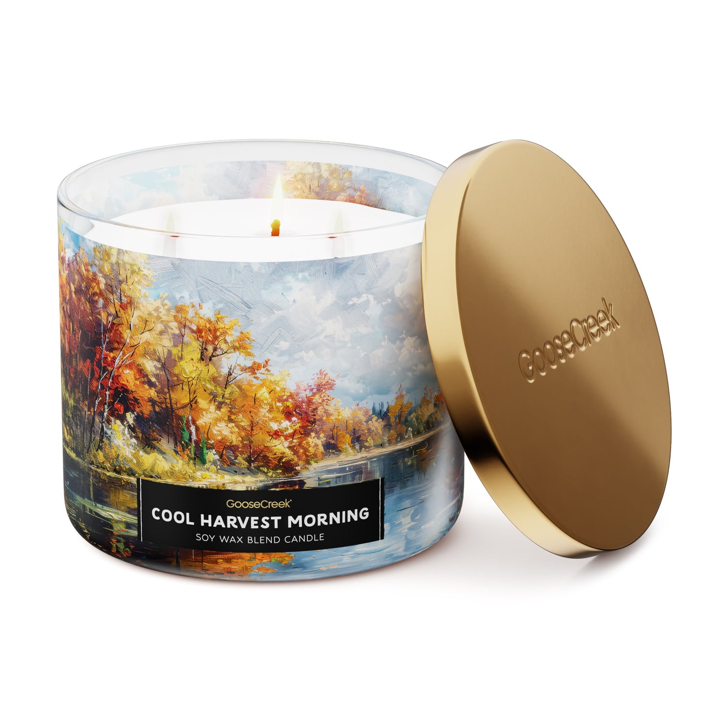 Cool Harvest Morning 3-Wick Candle