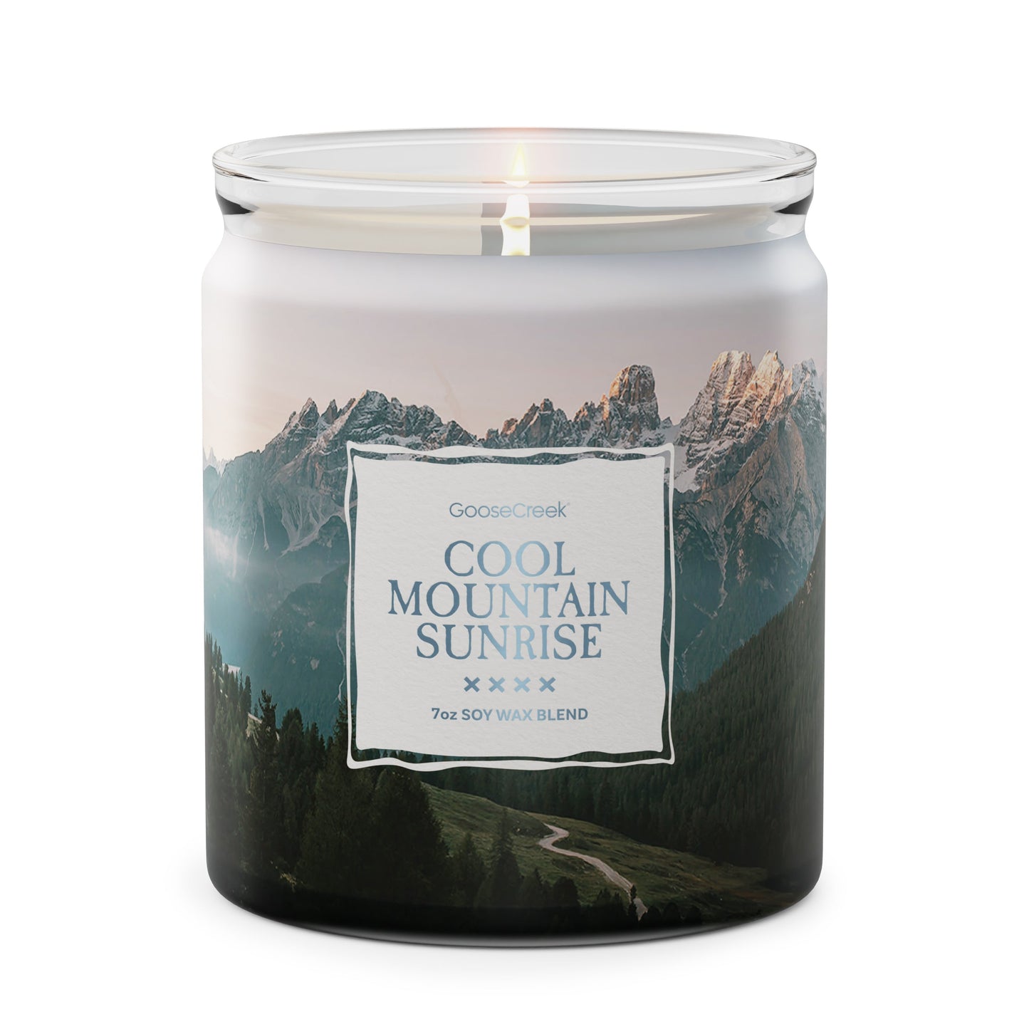 Cool Mountain Sunrise 7oz Single Wick Candle