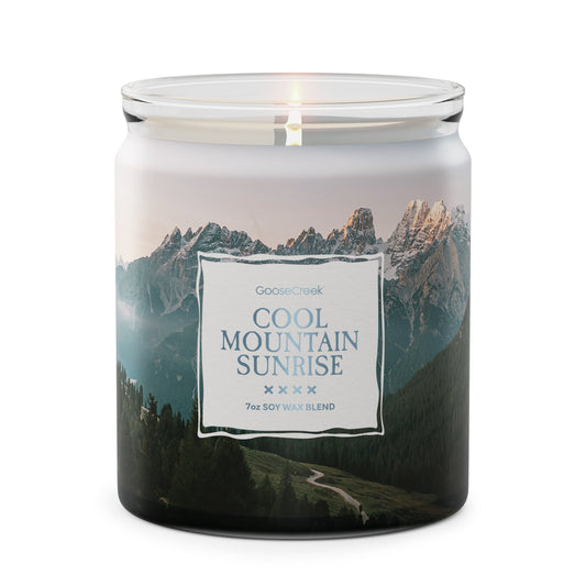 Cool Mountain Sunrise 7oz Single Wick Candle