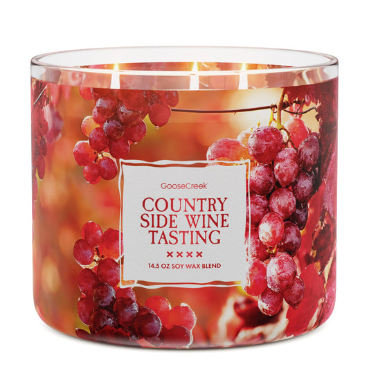 Countryside Wine Tasting 3-Wick Candle