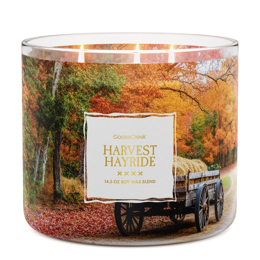 Harvest Hayride 3-Wick Candle
