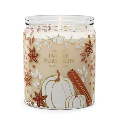 Ivory Pumpkin 7oz Single Wick Candle