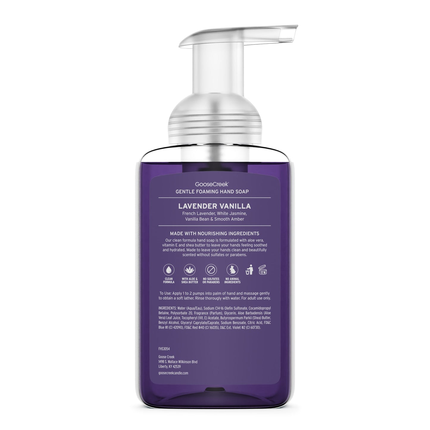 Lavender Vanilla Lush Foaming Hand Soap