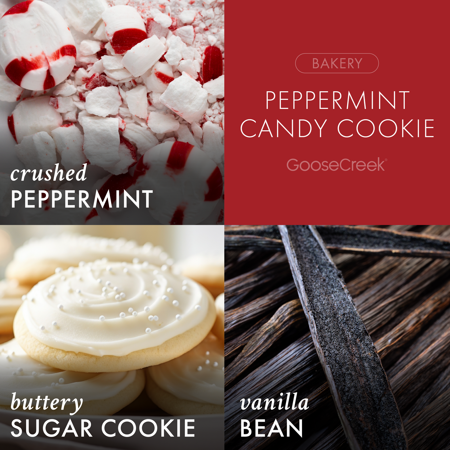Peppermint Candy Cookie 3-Wick Candle