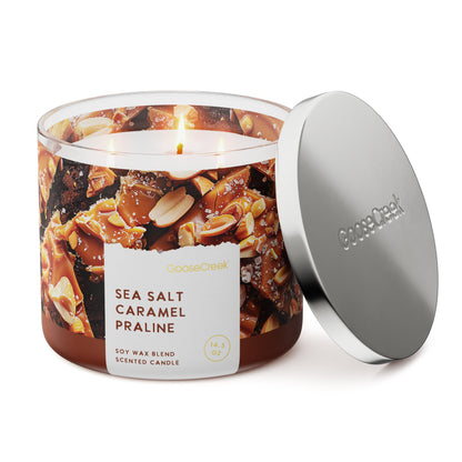 Sea Salt Caramel Praline 3-Wick Candle
