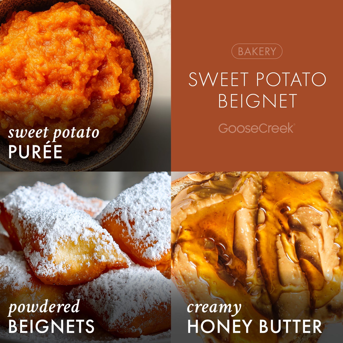 Sweet Potato Beignet 3-Wick Candle