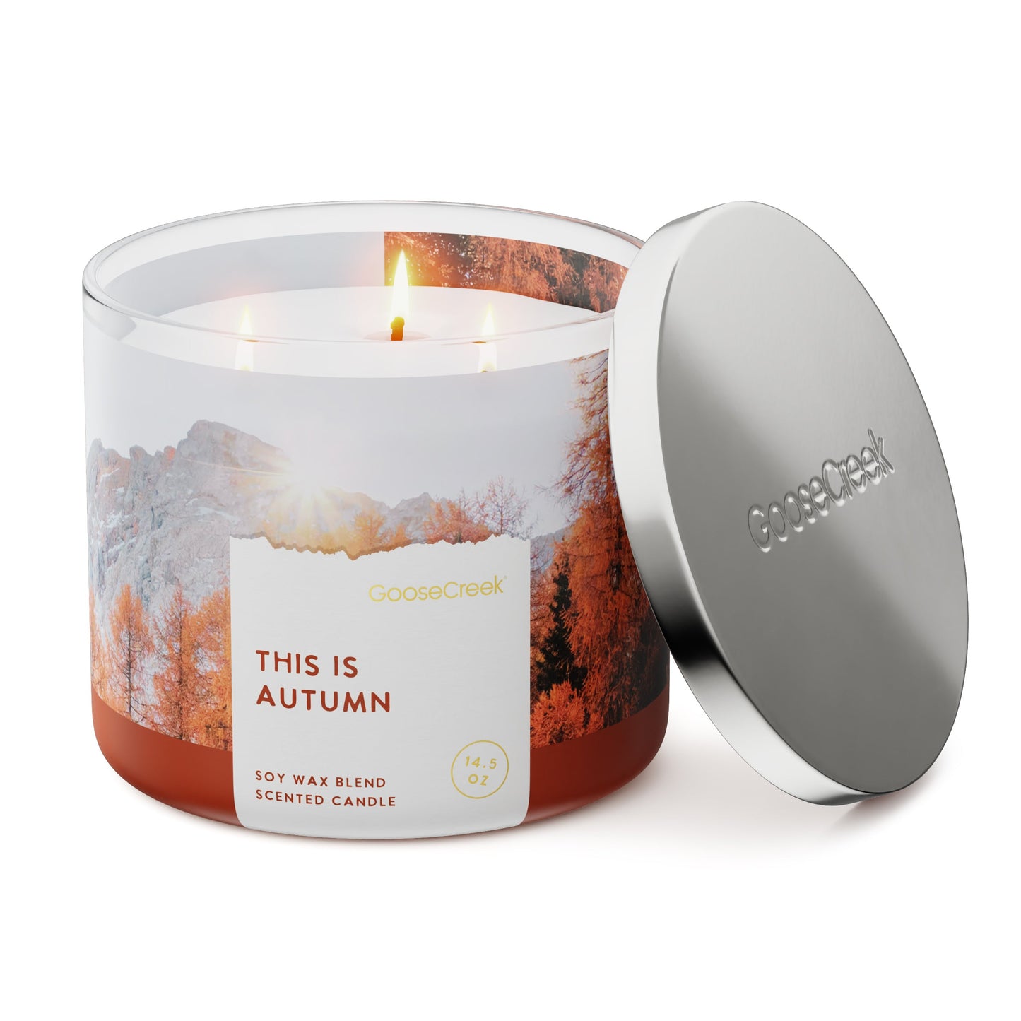 This is Autumn 3-Wick Candle