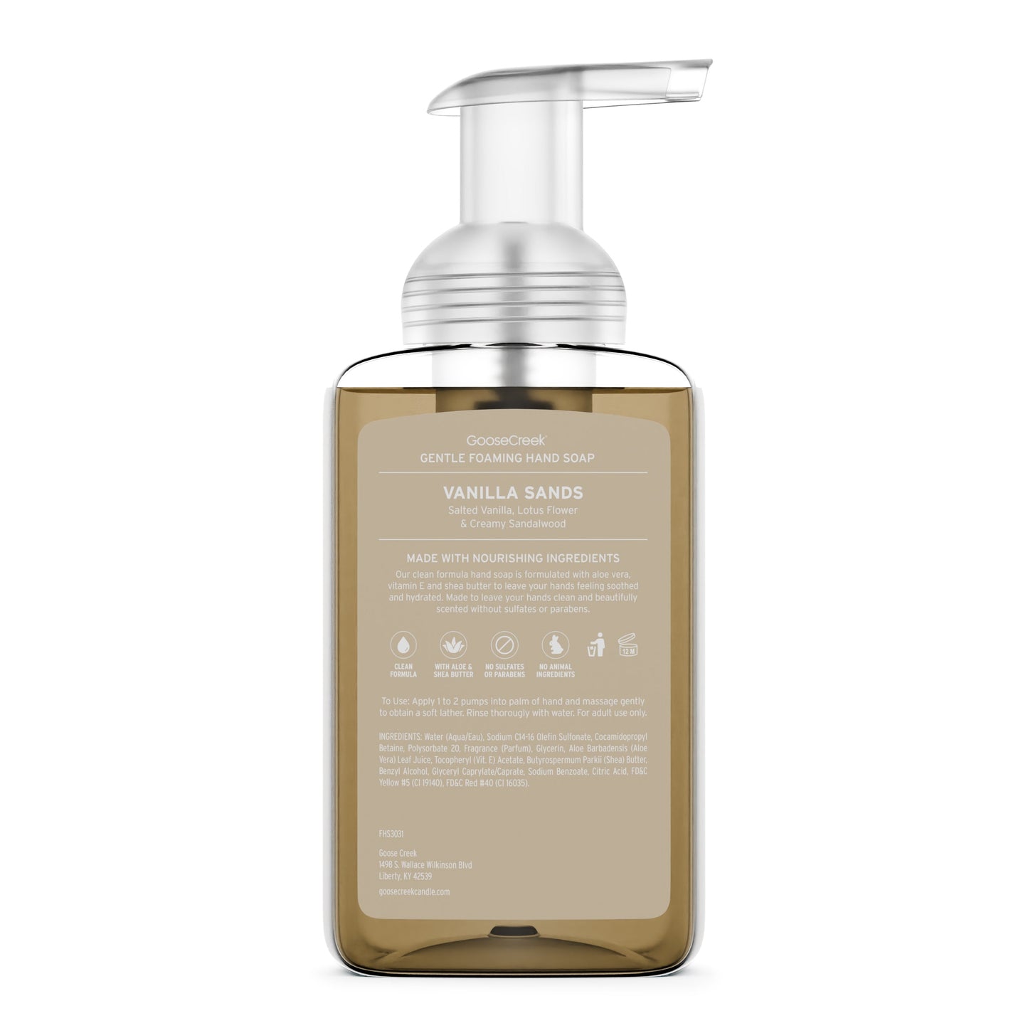 Vanilla Sands Lush Foaming Hand Soap