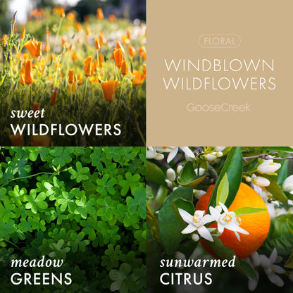 Windblown Wildflowers 3-Wick Candle