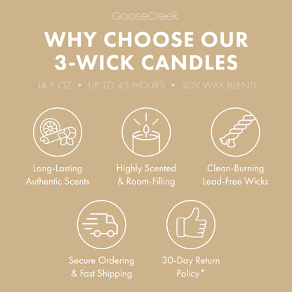 Windblown Wildflowers 3-Wick Candle